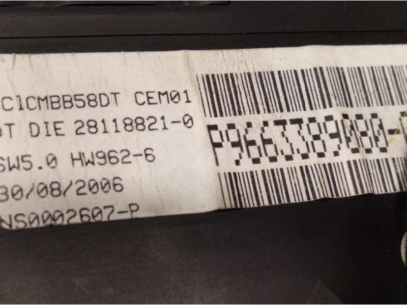Recambio de cuadro instrumentos para citroën c4 grand picasso exclusive referencia OEM IAM P9663389080  9663389080