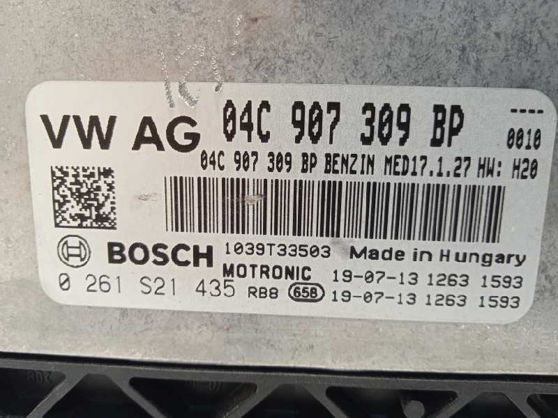 Recambio de centralita motor uce para volkswagen polo 1.0 tsi referencia OEM IAM 04C907309BP  0261S21435
