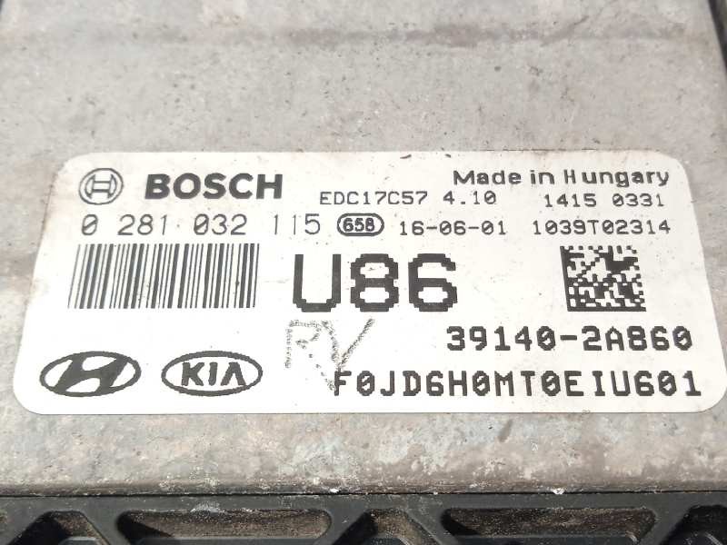 Recambio de centralita motor uce para kia cee´d 1.6 crdi cat referencia OEM IAM 391402A860  0281032115