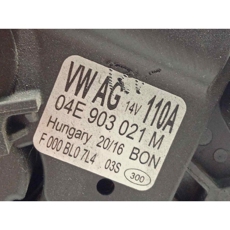 Recambio de alternador para seat ibiza (6p1) reference referencia OEM IAM 04E903021M  F000BL07L4