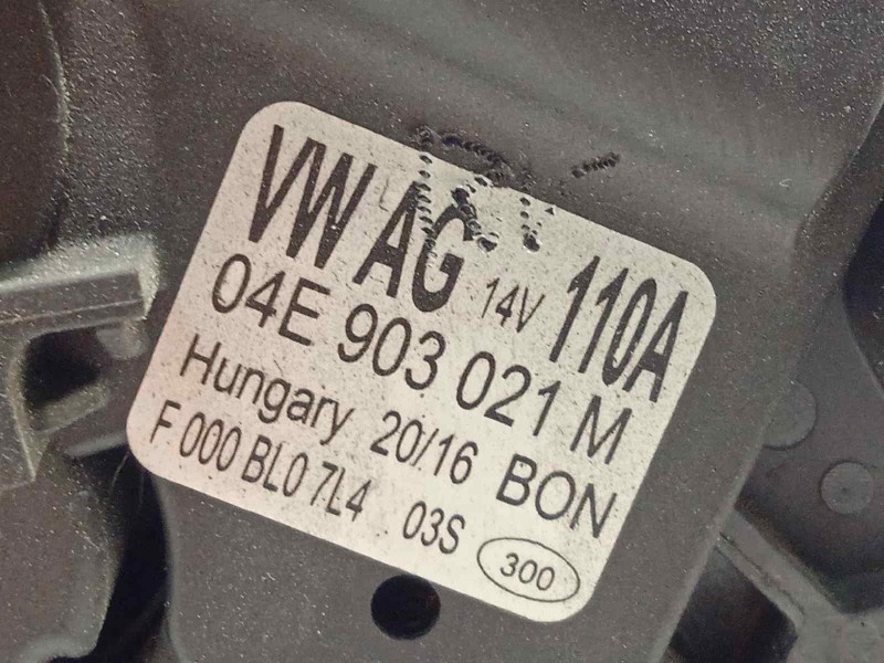 Recambio de alternador para seat ibiza (6p1) reference referencia OEM IAM 04E903021M  F000BL07L4