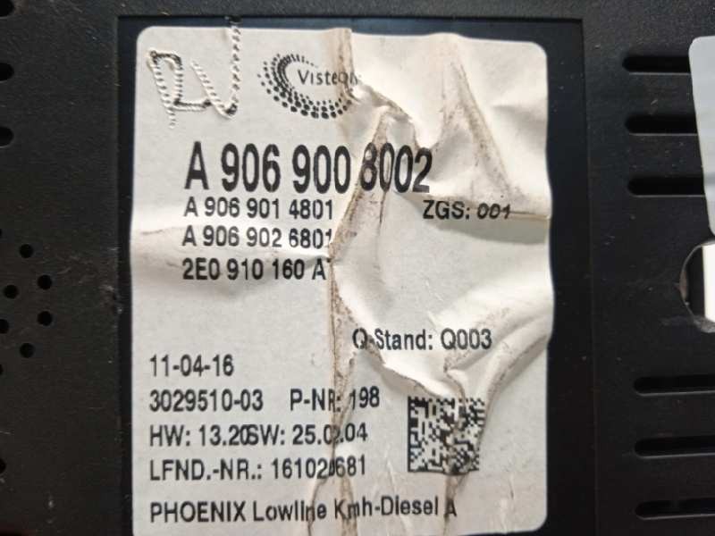 Recambio de cuadro instrumentos para volkswagen crafter combi (2e) combi 30 referencia OEM IAM 2E0910160AT 2E0920846F A90690080