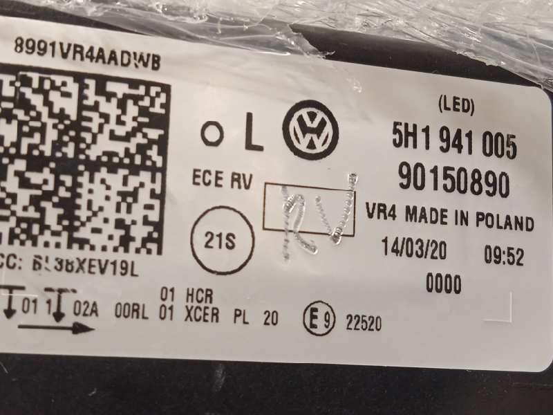 Recambio de faro izquierdo para volkswagen golf viii lim. (cd1) style referencia OEM IAM 5H1941005  90150890