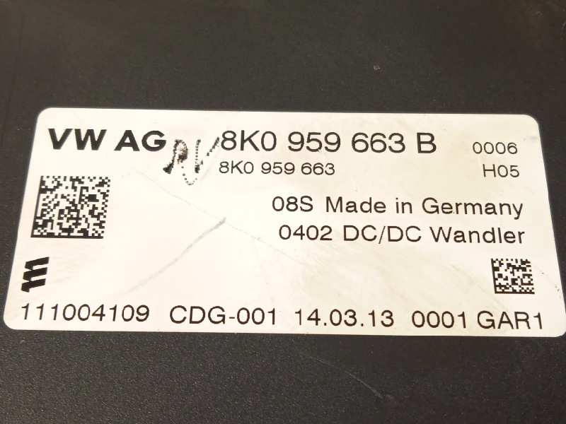 Recambio de modulo electronico para audi a5 coupe (8t) 2.0 tdi (130kw) referencia OEM IAM 8K0959663B  