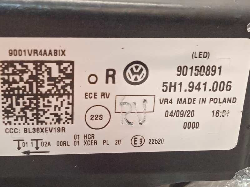 Recambio de faro derecho para volkswagen golf viii lim. (cd1) style referencia OEM IAM 5H1941006  90150891