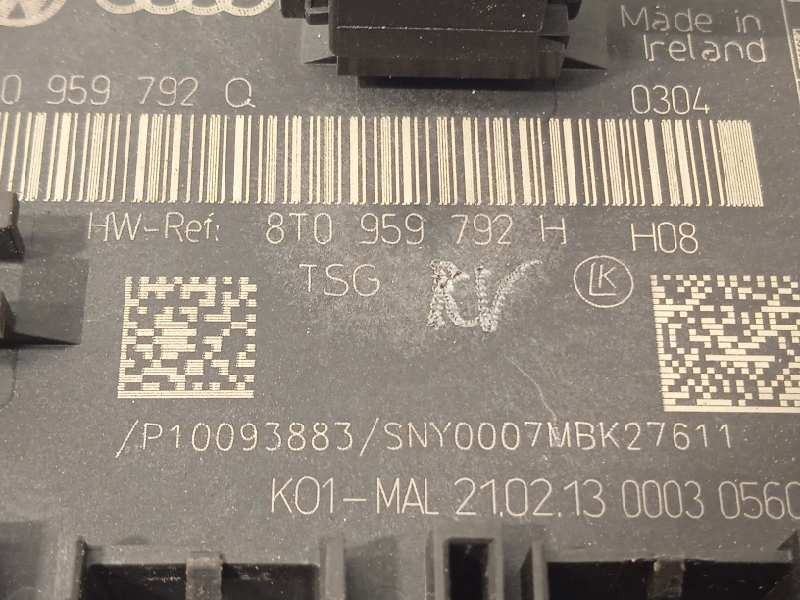 Recambio de centralita confort para audi a5 coupe (8t) 2.0 tdi (130kw) referencia OEM IAM 8T0959792Q  