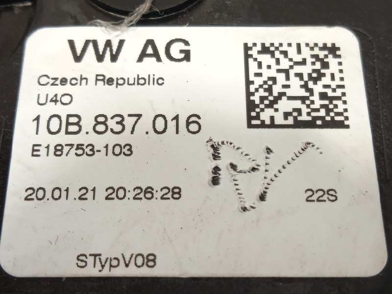Recambio de cerradura puerta delantera derecha para volkswagen t-cross 1.0 tsi referencia OEM IAM 10B837016  