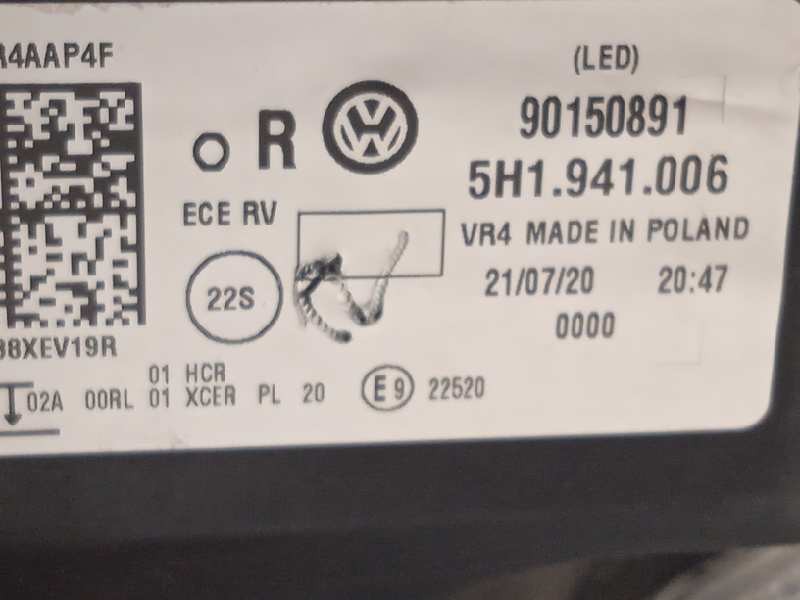 Recambio de faro derecho para volkswagen golf viii lim. (cd1) style referencia OEM IAM 5H1941006  90150891