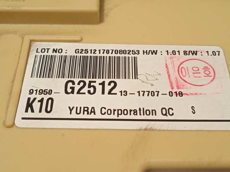 Recambio de caja reles / fusibles para hyundai ioniq hybrid referencia OEM IAM 91950G2512  