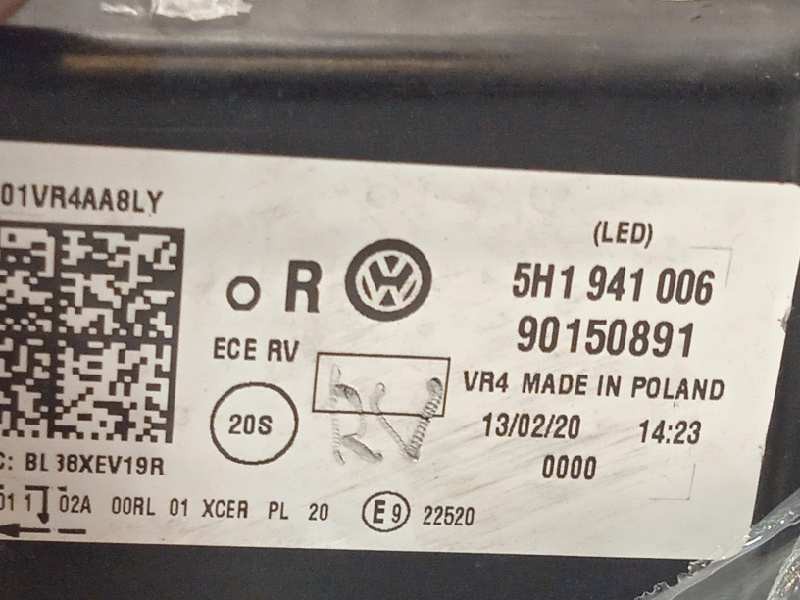 Recambio de faro derecho para volkswagen golf viii lim. (cd1) style referencia OEM IAM 5H1941006  90150891