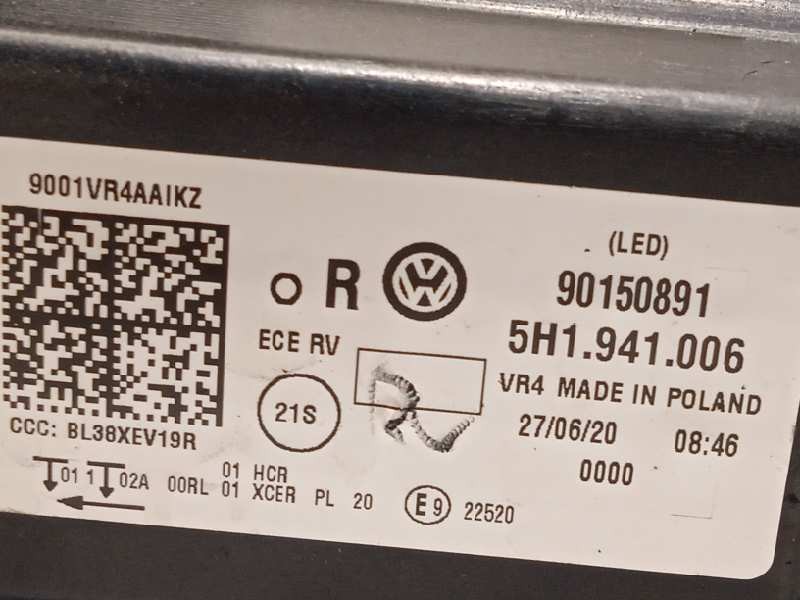 Recambio de faro derecho para volkswagen golf viii lim. (cd1) style referencia OEM IAM 5H1941006  90150891