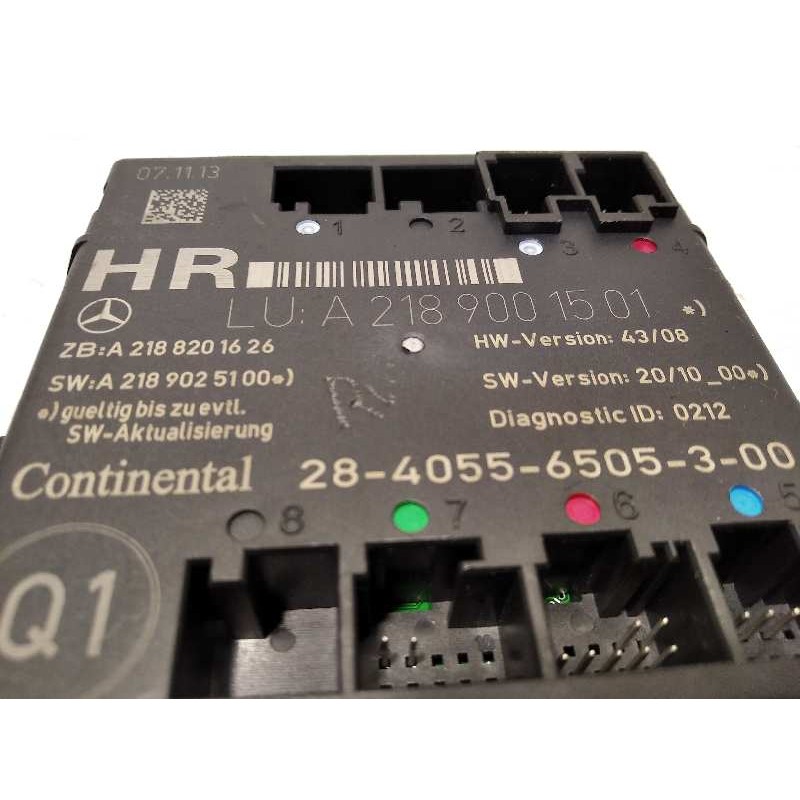 Recambio de centralita confort para mercedes-benz clase c (w204) lim. c 200 cdi blueefficiency (204.001) referencia OEM IAM A218