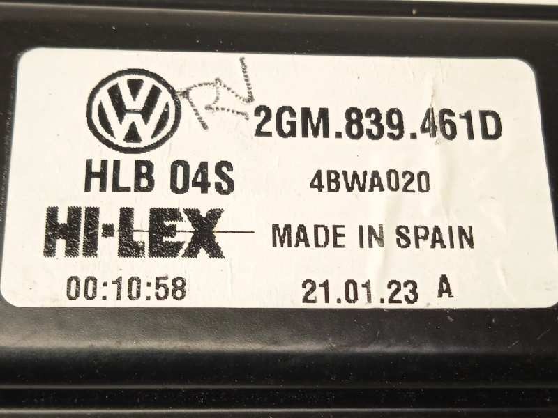 Recambio de elevalunas trasero izquierdo para volkswagen t-cross 1.0 tsi referencia OEM IAM 2GM839461D  5Q0959407D