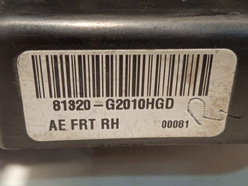 Recambio de cerradura puerta delantera derecha para hyundai ioniq hybrid referencia OEM IAM 81320G2010  