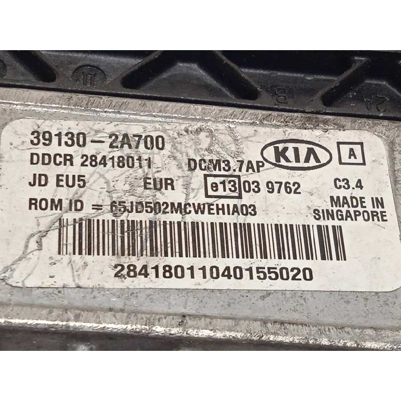 Recambio de centralita motor uce para kia cee´d drive referencia OEM IAM 391302A700  