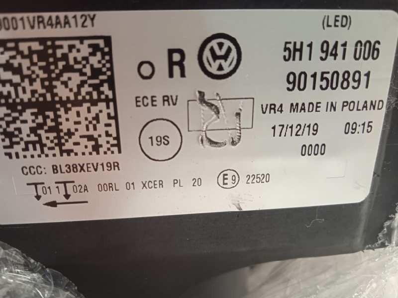 Recambio de faro derecho para volkswagen golf viii lim. (cd1) style referencia OEM IAM 5H1941006  90150891