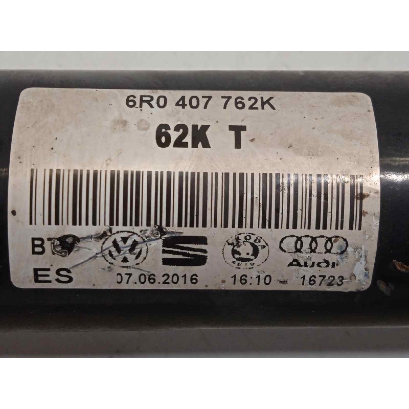 Recambio de transmision delantera derecha para seat ibiza (6p1) reference referencia OEM IAM 6R0407762K  