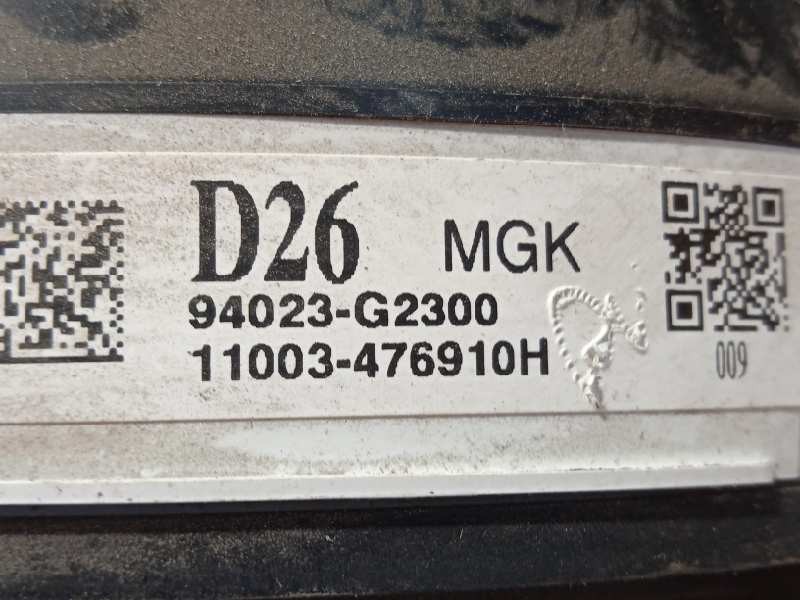 Recambio de cuadro instrumentos para hyundai ioniq hybrid referencia OEM IAM 94023G2300  