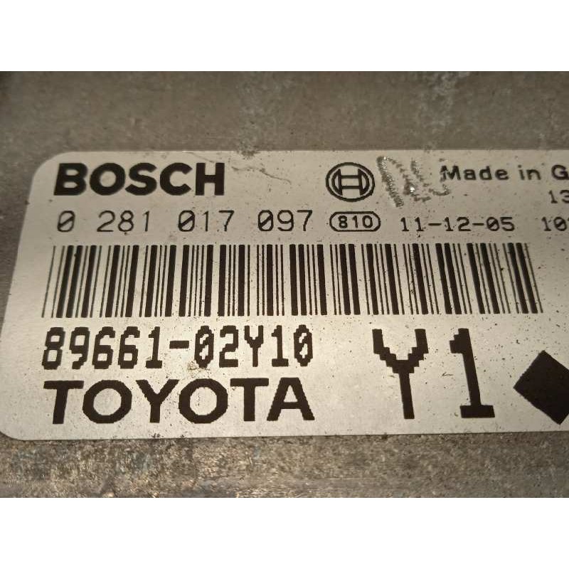 Recambio de centralita motor uce para toyota auris active referencia OEM IAM 8966102Y10  0281017097