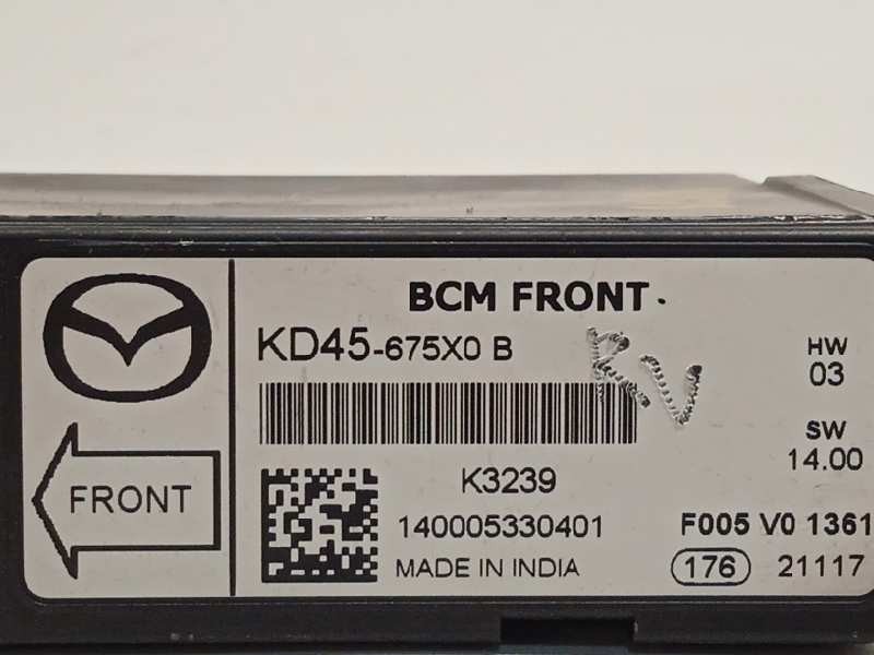 Recambio de modulo confort para mazda 6 lim. (gh)(.2012) luxury referencia OEM IAM KD45675X0B  