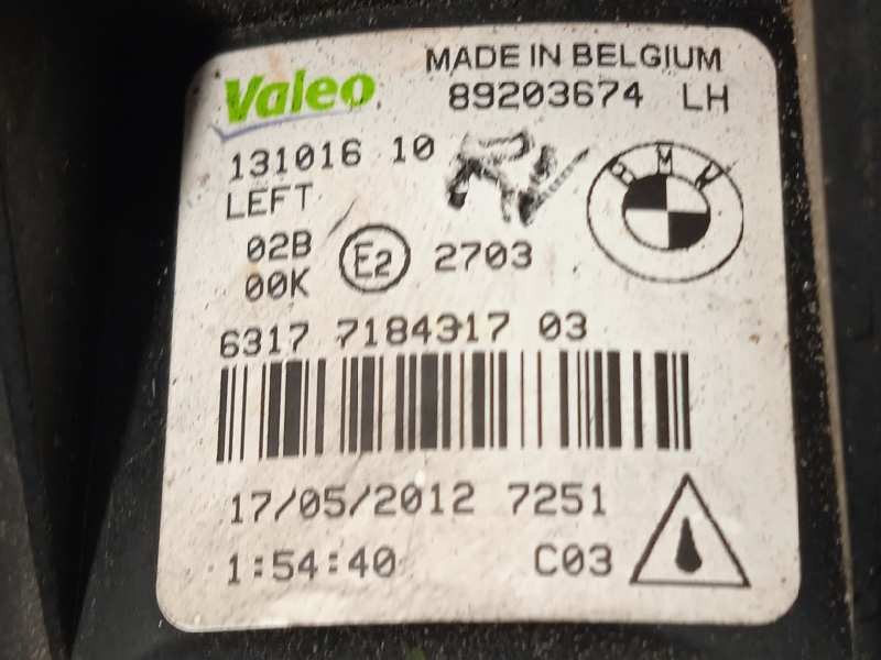 Recambio de faro antiniebla izquierdo para bmw x5 (e70) xdrive40d referencia OEM IAM 63177184317  