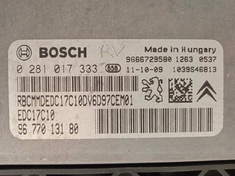 Recambio de centralita motor uce para peugeot 308 access referencia OEM IAM 9677013180  0281017333