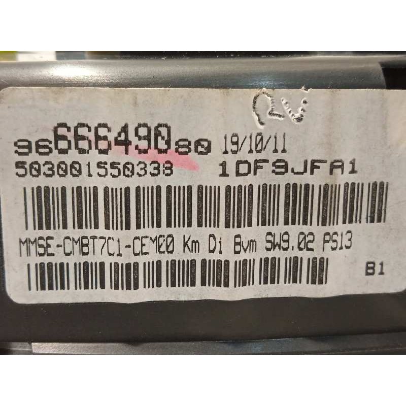 Recambio de cuadro instrumentos para peugeot 308 access referencia OEM IAM 9666649080  