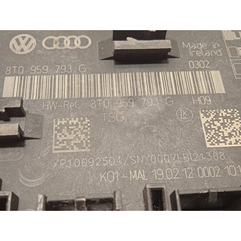 Recambio de centralita confort para audi a4 ber. (b8) básico referencia OEM IAM 8T0959793G  