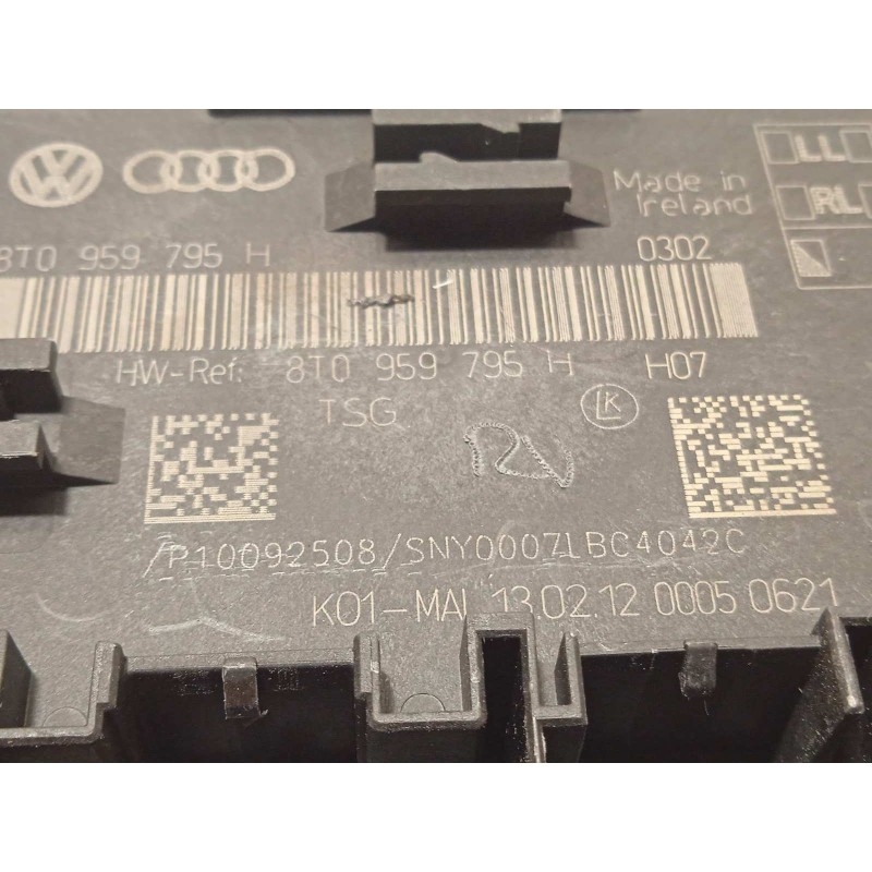 Recambio de centralita confort para audi a4 ber. (b8) básico referencia OEM IAM 8T0959795H  