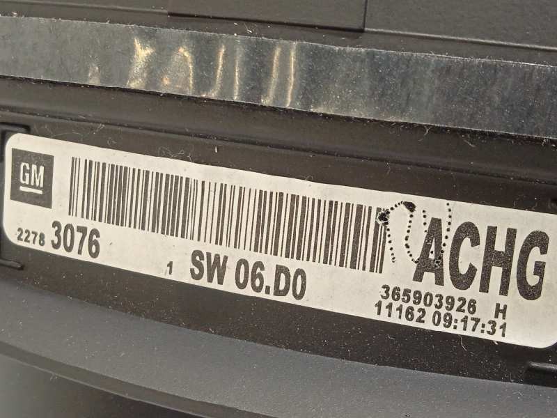 Recambio de cuadro instrumentos para opel insignia berlina 2.0 16v cdti referencia OEM IAM 22783076  365903926