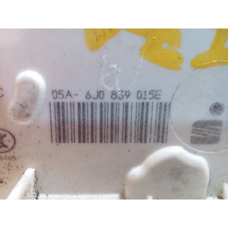 Recambio de cerradura puerta trasera izquierda para seat ibiza (6j5) reference referencia OEM IAM 6J0839015E  