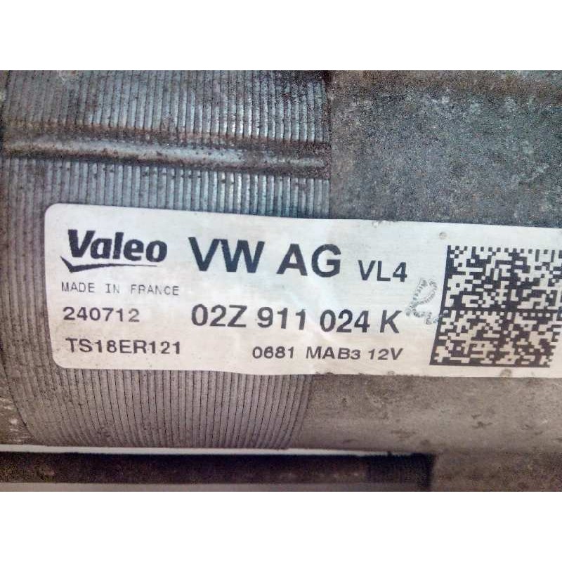 Recambio de motor arranque para seat ibiza (6j5) reference referencia OEM IAM 02Z911024K  TS18ER121