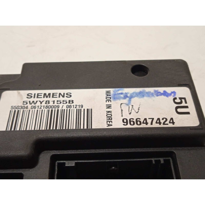 Recambio de centralita check control para chevrolet epica 2.0 diesel cat referencia OEM IAM 96647424  