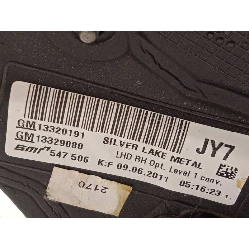 Recambio de retrovisor derecho para opel insignia berlina 2.0 16v cdti referencia OEM IAM 13320191  13329080