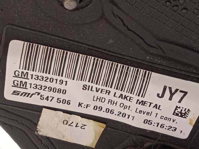 Recambio de retrovisor derecho para opel insignia berlina 2.0 16v cdti referencia OEM IAM 13320191  13329080