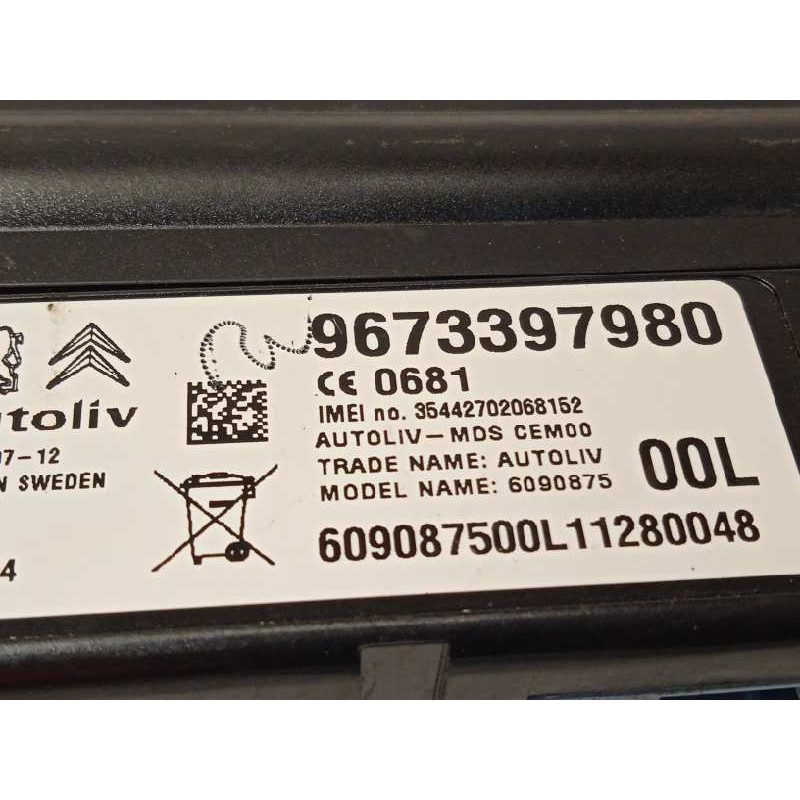 Recambio de modulo electronico para peugeot 3008 hybrid4 referencia OEM IAM 9673397980  