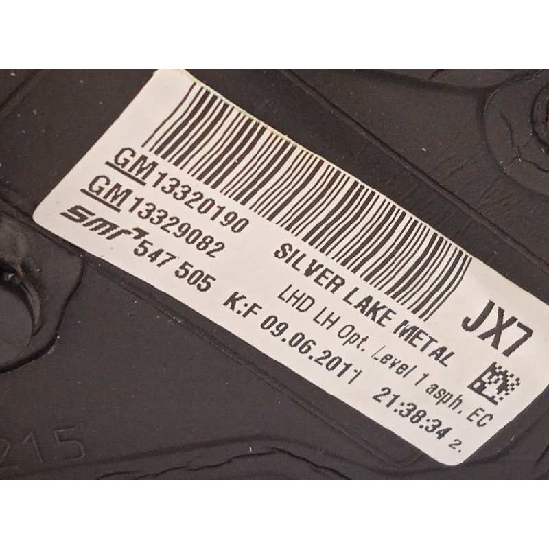 Recambio de retrovisor izquierdo para opel insignia berlina 2.0 16v cdti referencia OEM IAM 13320190  13329082