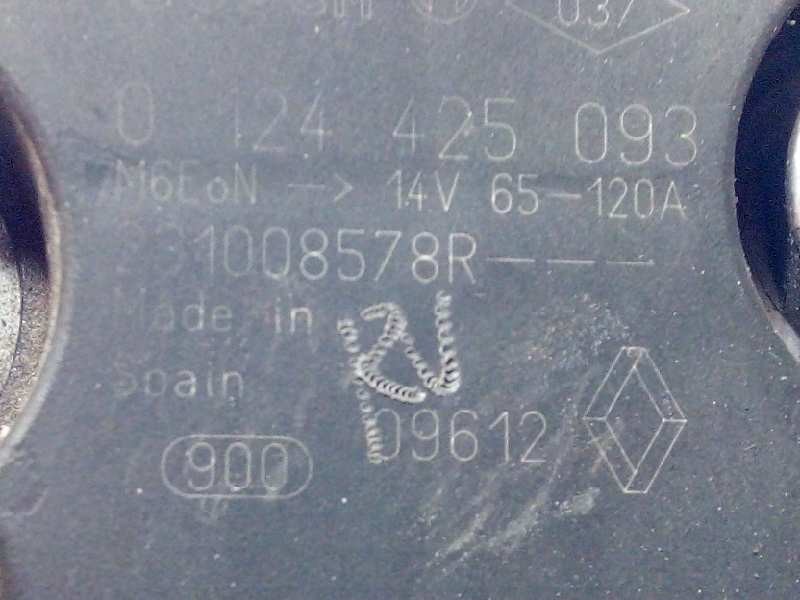 Recambio de alternador para renault twingo 1.5 dci diesel fap referencia OEM IAM 231008578R  0124425093