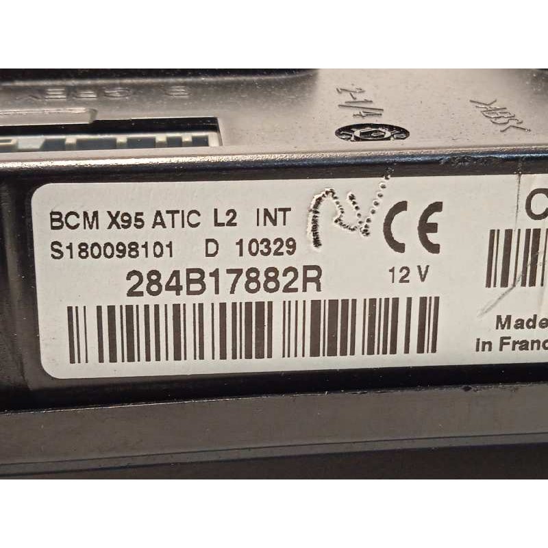 Recambio de centralita confort para renault scenic iii 1.5 dci diesel fap referencia OEM IAM 284B17882R  