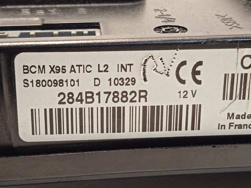 Recambio de centralita confort para renault scenic iii 1.5 dci diesel fap referencia OEM IAM 284B17882R  