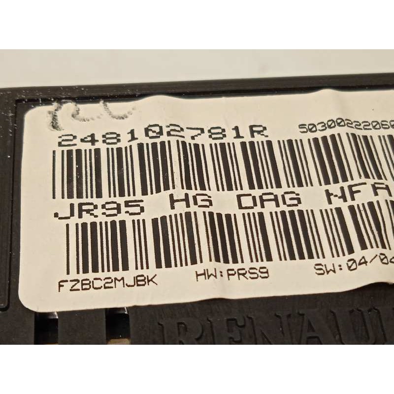 Recambio de cuadro instrumentos para renault scenic iii 1.5 dci diesel fap referencia OEM IAM 248102781R  