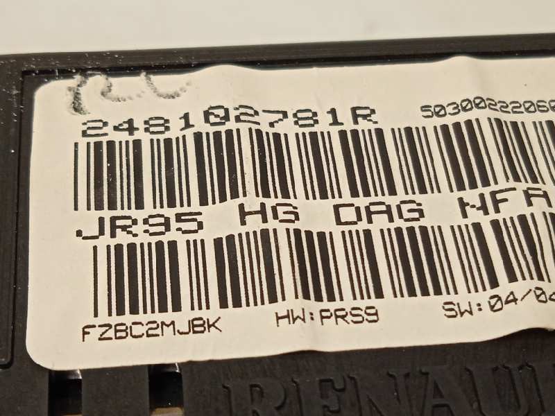 Recambio de cuadro instrumentos para renault scenic iii 1.5 dci diesel fap referencia OEM IAM 248102781R  