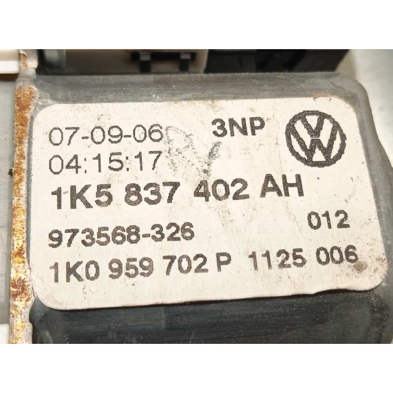 Recambio de elevalunas delantero derecho para volkswagen jetta (1k2) 1.9 tdi referencia OEM IAM 1K5837462B  1K5837402AH