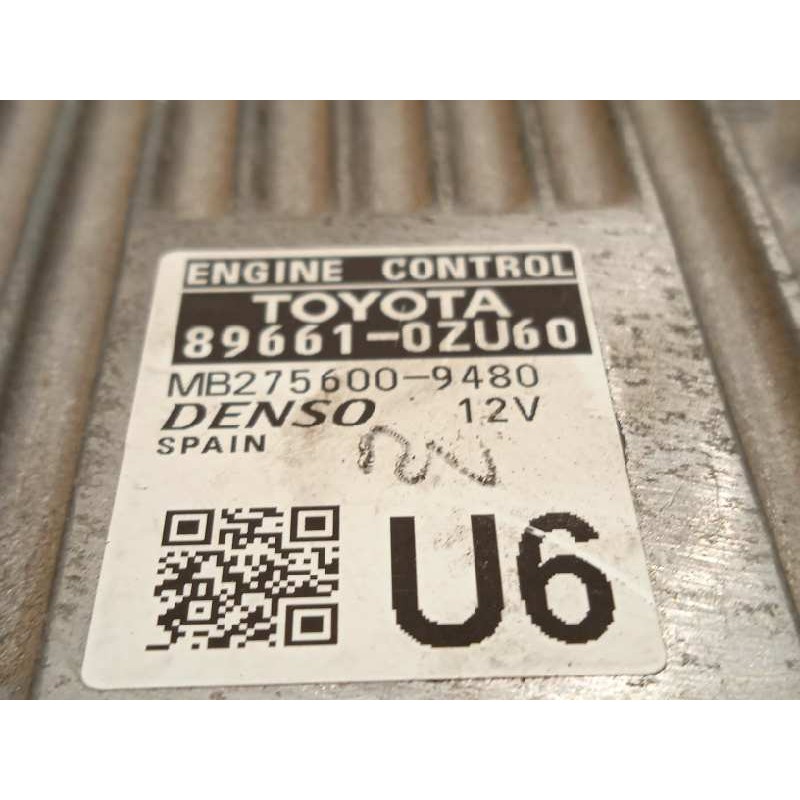 Recambio de centralita motor uce para toyota auris hybrid feel! edition referencia OEM IAM 896610ZU60  