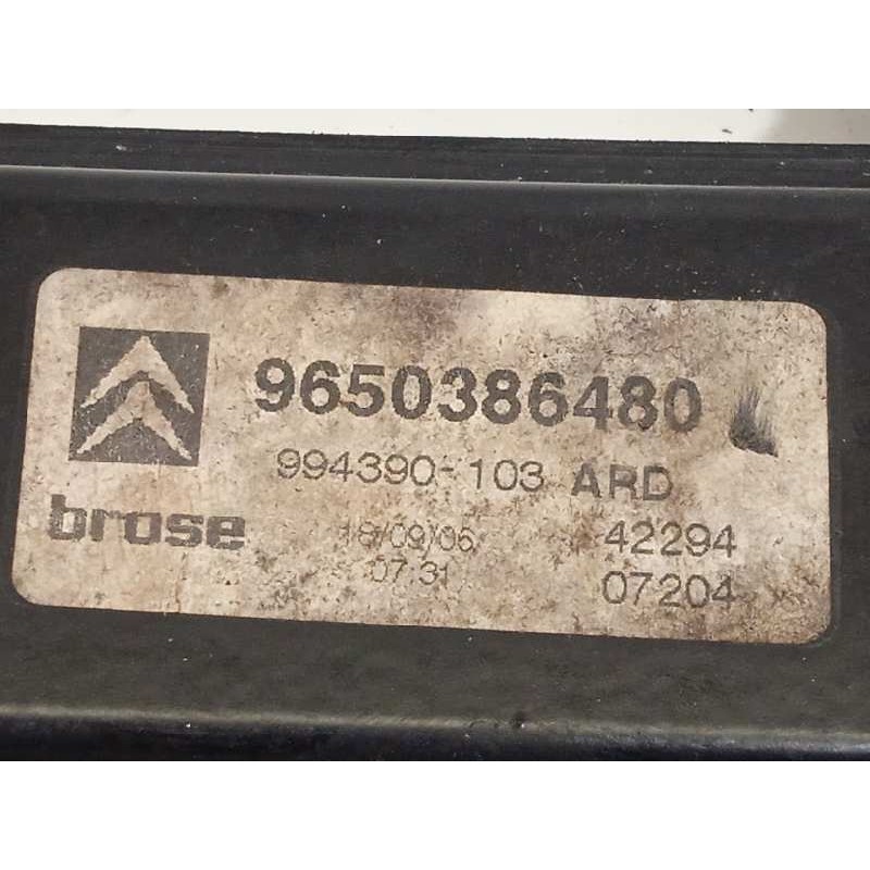 Recambio de elevalunas trasero derecho para citroën c6 3.0 v6 24v referencia OEM IAM 9650386480  9661050180
