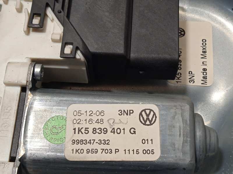 Recambio de elevalunas trasero izquierdo para volkswagen jetta (1k2) 1.9 tdi referencia OEM IAM 1K5839461  1K5839401G