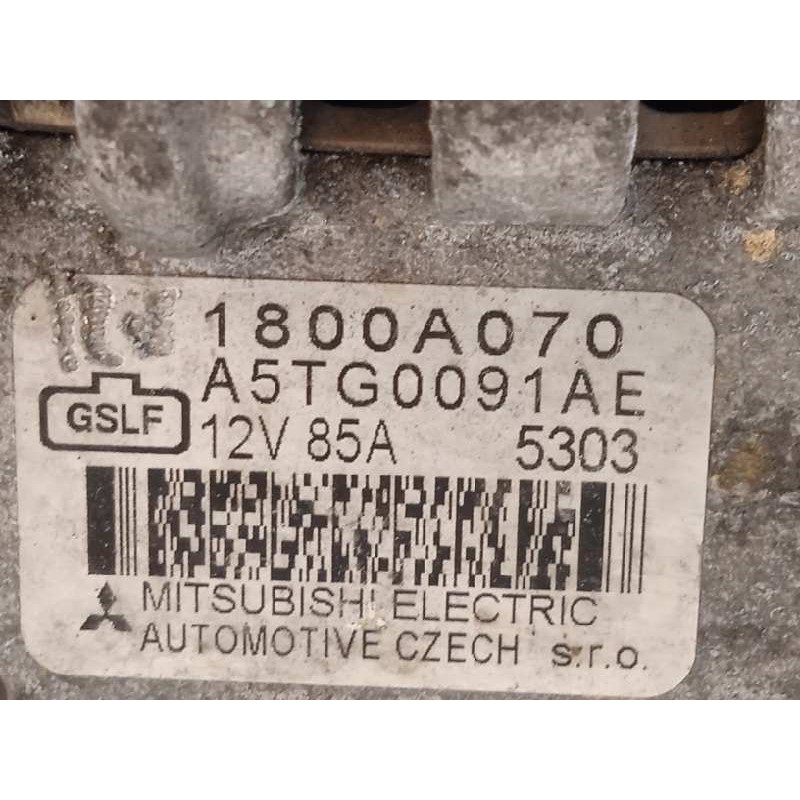 Recambio de alternador para mitsubishi colt berlina 3 (cz) 1.3 cat referencia OEM IAM 1800A070  A5TG0091AE