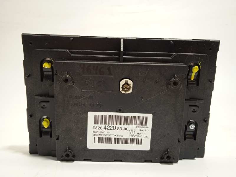 Recambio de pantalla multifuncion para citroën c5 aircross feel referencia OEM IAM 9828422080  