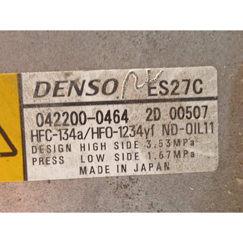 Recambio de compresor aire acondicionado para lexus rx (agl20) 450h referencia OEM IAM 0422000464  8837033020
