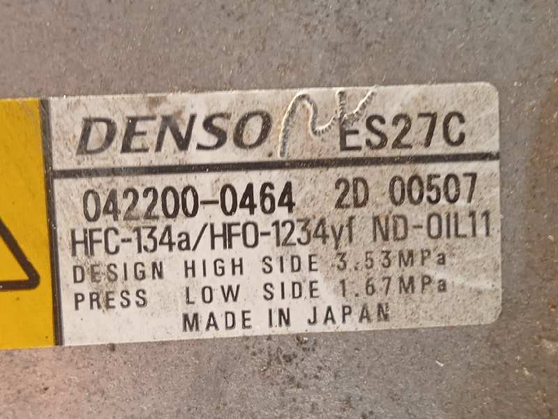 Recambio de compresor aire acondicionado para lexus rx (agl20) 450h referencia OEM IAM 0422000464  8837033020